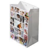 Ontwerp je eigen 19 fotocollage medium cadeauzakje (Achterkant Gekanteld)