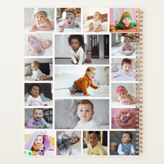 Ontwerp je eigen 19 fotocollage planner (Achterkant)