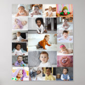 Ontwerp je eigen 19 fotocollage poster (Voorkant)