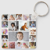 Ontwerp je eigen 19 fotocollage sleutelhanger (Achterkant)
