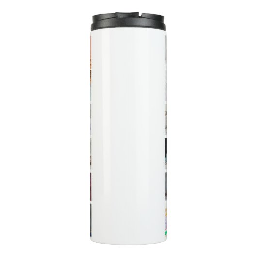 Ontwerp je eigen 19 fotocollage thermosbeker (Achterkant)