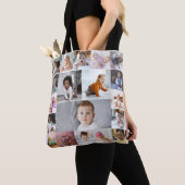 Ontwerp je eigen 19 fotocollage tote bag (Dichtbij)
