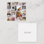 Ontwerp Je Eigen 20 Foto Collage Notitiekaartje (Voorkant / Achterkant)