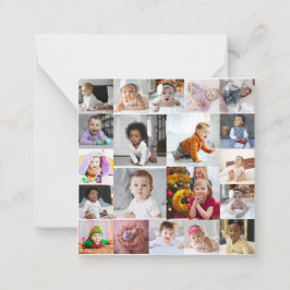 Ontwerp Je Eigen 20 Foto Collage Notitiekaartje