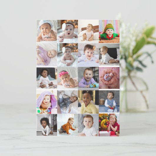 Ontwerp je eigen 20 fotocollage (Staand voorkant)