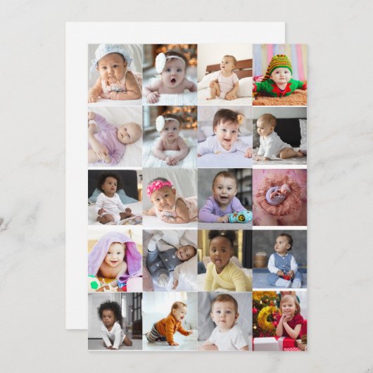 Ontwerp je eigen 20 fotocollage (Voorkant / Achterkant)