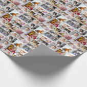 Ontwerp je eigen 20 fotocollage cadeaupapier (Hoek)