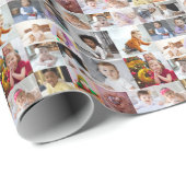 Ontwerp je eigen 20 fotocollage cadeaupapier (Rol Hoek)