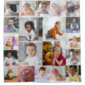 Ontwerp je eigen 20 fotocollage douchegordijn (Voorkant)