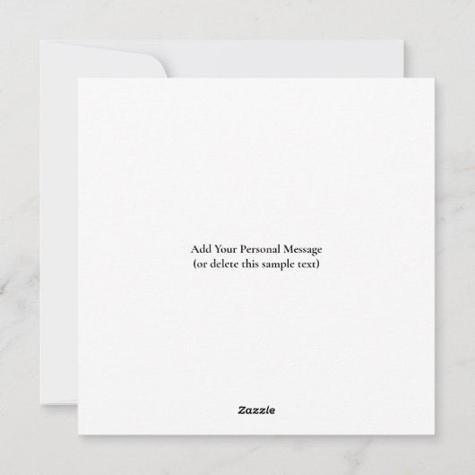 Ontwerp je eigen 20 fotocollage feestdagenkaart (Achterkant)