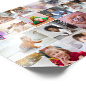 Ontwerp je eigen 20 fotocollage foto afdruk (Hoek)