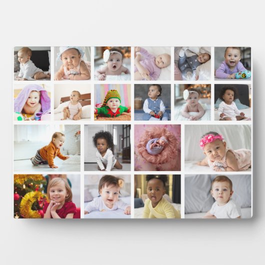 Ontwerp je eigen 20 fotocollage fotoplaat (voorkant)