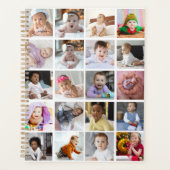Ontwerp je eigen 20 fotocollage planner (Voorkant)