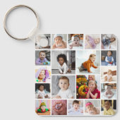 Ontwerp je eigen 20 fotocollage sleutelhanger (Voorkant)