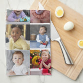 Ontwerp je eigen 20 fotocollage theedoek (Quarter Fold)