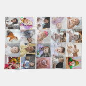 Ontwerp je eigen 20 fotocollage theedoek (Horizontaal)