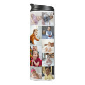 Ontwerp je eigen 20 fotocollage thermosbeker (Geroteerd rechts)