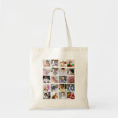 Ontwerp je eigen 20 fotocollage tote bag (Voorkant)