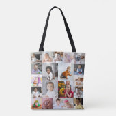 Ontwerp je eigen 20 fotocollage tote bag (Achterkant)