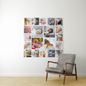 Ontwerp je eigen 20 fotocollage wandkleed (In Situ (horizontaal))