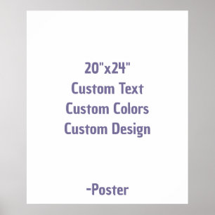 Ontwerp Je Eigen 20"x24" Mat Poster