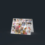Ontwerp Je Eigen 21 Foto Collage Feestdagen Kaart<br><div class="desc">Personaliseer je eigen persoonlijke fotografie. Je kunt dit aangepaste product maken voor speciale gelegenheden zoals huwelijken,  verjaardagen,  Kerstmis,  Feestdagen,  Herdenkingen,  Afstudeerders,  Jubilea en meer. Het kan ook worden gegeven als een cadeau aan je beste vriend,  goede vriend,  familie en verwanten.</div>