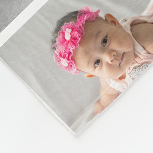 Ontwerp je eigen 21 fotocollage fleece deken (Hoek)