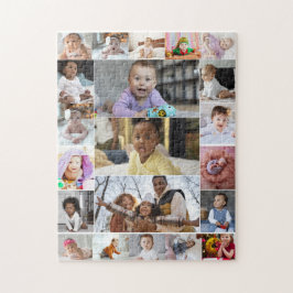 Ontwerp je eigen 21 fotocollage legpuzzel