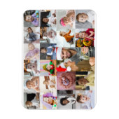 Ontwerp je eigen 21 fotocollage magneet (Verticaal)