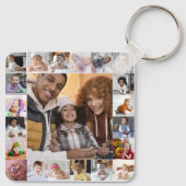 Ontwerp je eigen 21 fotocollage sleutelhanger (Achterkant)