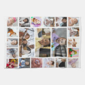 Ontwerp je eigen 21 fotocollage theedoek (Horizontaal)