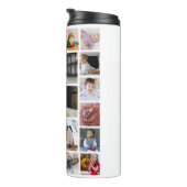 Ontwerp je eigen 21 fotocollage thermosbeker (Geroteerd rechts)