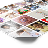 Ontwerp je eigen 22 fotocollage foto afdruk (Hoek)