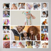 Ontwerp je eigen 22 fotocollage poster (Voorkant)