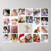 Ontwerp je eigen 22 fotocollage poster (Voorkant)