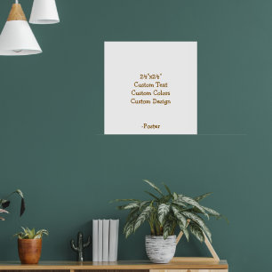 Ontwerp Je Eigen 24"x24" Mat Poster