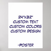 Ontwerp Je Eigen 24"x32" Mat Poster (Voorkant)