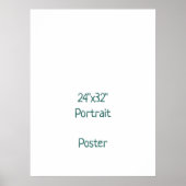 Ontwerp Je Eigen 24"x32" Poster (Voorkant)