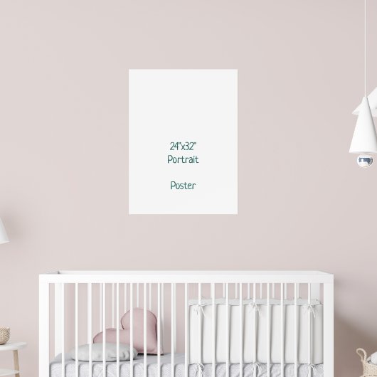 Ontwerp Je Eigen 24"x32" Poster (Kinderkamer 2)