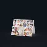 Ontwerp Je Eigen 25 Foto Collage Ingelijste Kunst Kaart<br><div class="desc">Pas je fotografie aan. Je kunt dit aangepaste product maken voor speciale gelegenheden zoals huwelijken,  verjaardagen,  Kerstmis,  Feestdagen,  Herdenkingen,  Afstudeerders,  Jubileumfeesten en meer. Het kan ook worden gegeven als een cadeau aan je beste vriend,  goede vriend,  familie en verwanten.</div>
