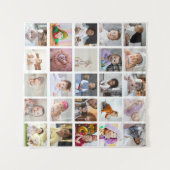 Ontwerp Je Eigen 25 Foto Collage Wandkleed (Voorkant (horizontaal))