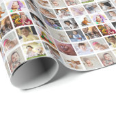 Ontwerp je eigen 25 fotocollage cadeaupapier (Rol Hoek)