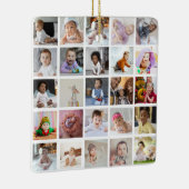 Ontwerp je eigen 25 fotocollage keramisch ornament (Rechts)