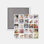 Ontwerp je eigen 25 fotocollage magneet (Voorkant / Achterkant)