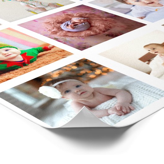 Ontwerp je eigen 25 fotocollage poster (Hoek)