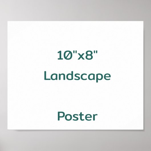 Ontwerp je eigen 25x20cm poster (Voorkant)