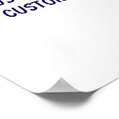 Ontwerp je eigen 28x35,5 matte poster (Hoek)