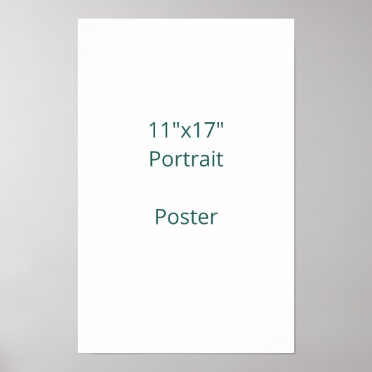 Ontwerp je eigen 28x43 cm formaat poster (Voorkant)