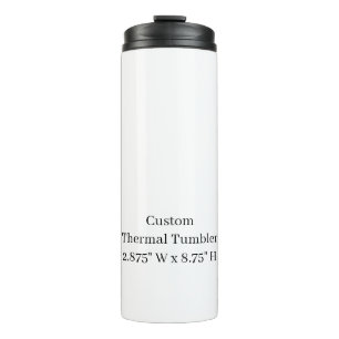Ontwerp Je Eigen 2.875" B x 8.75" H Thermosbeker