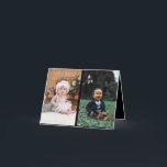 Ontwerp Je Eigen 2 Foto Collage Kaart<br><div class="desc">Personaliseer je fotografie. Je kunt dit aangepaste product maken voor speciale gelegenheden zoals huwelijken,  verjaardagen,  Kerstmis,  Feestdagen,  Herdenkingen,  Afstudeerders,  Jubileum en meer. Het kan ook worden gegeven als een cadeau aan je beste vriend,  goede vriend,  familie en verwanten.</div>